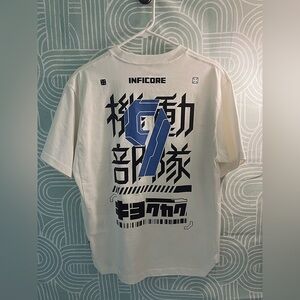 Inficore Techwear Graphic T-Shirt – Japanese Streetwear – Size M